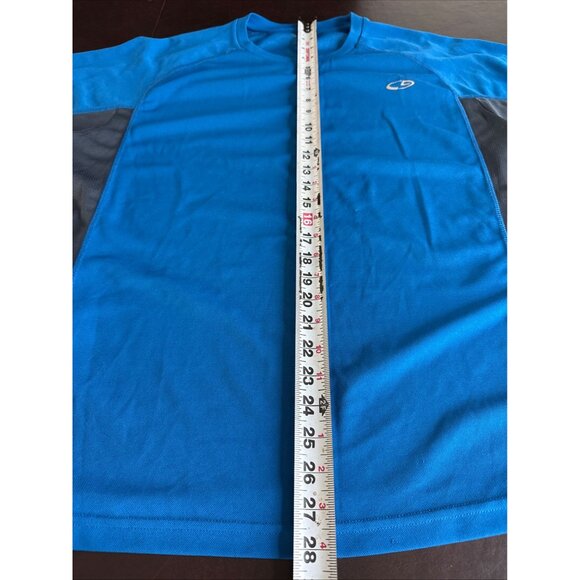 Bundle Of Mens Short Sleeve Performance T-Shirts Blue & Gray XL Polyester Spande - Picture 7 of 14